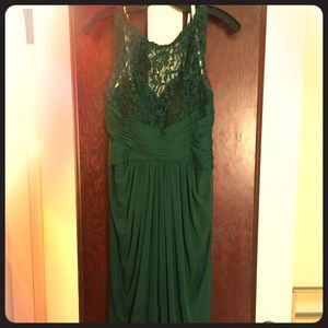 David’s Bridal Bridesmaids Dress in Evergreen